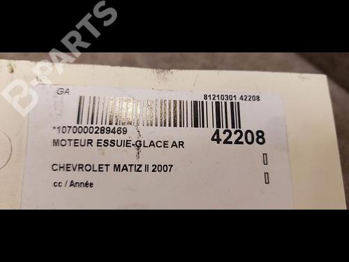 Rear wiper motor CHEVROLET MATIZ (M200, M250) 0.8 | BP9615381M102 
