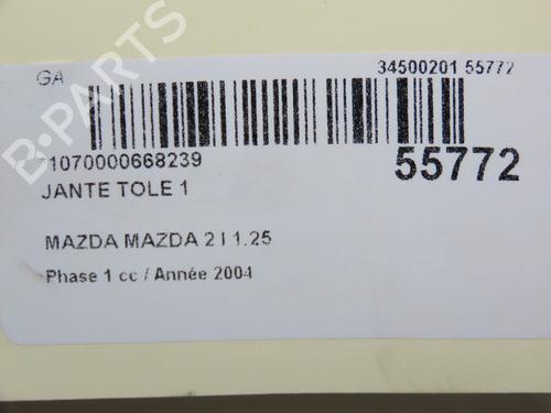Fælk MAZDA 2 (DY) 1.2 (DY3W) | BP30893432C45 - Image 6