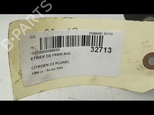 Used Left front brake caliper Left front brake caliper CITROËN C3 Pluriel (HB_) 1.4 (73 hp) 14877964 14877964