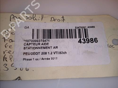 Used Electronic module Electronic module PEUGEOT 208 I (CA_, CC_) 1.2 VTI 82 (82 hp) 14879311 14879311