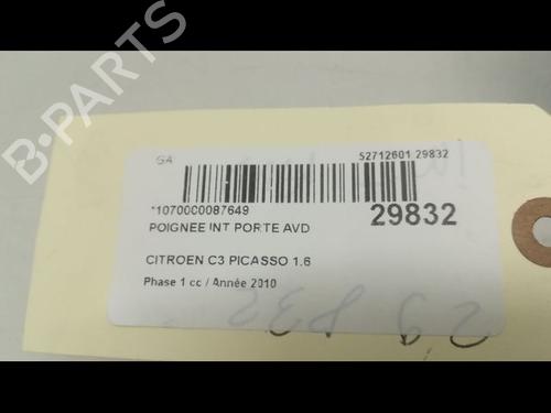 Used Front right interior door handle CITROËN C3 Picasso (SH_) 1.6 HDi (90 hp) 23175891