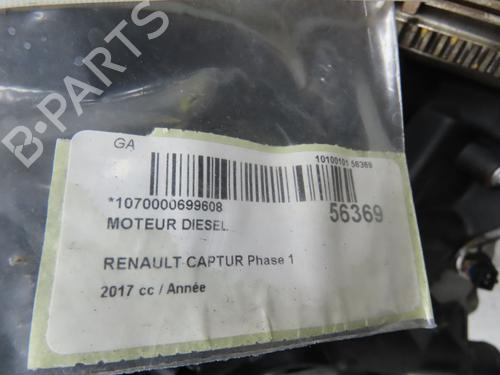 Engine RENAULT CAPTUR I (J5_, H5_) 1.5 dCi 110 | BP31692717M1 