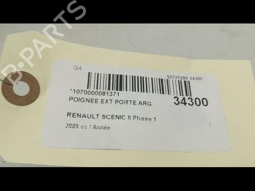 Used Rear left exterior door handle RENAULT SCÉNIC II (JM0/1_) 1.9 dCi (JM0G, JM12, JM1G, JM2C) (120 hp) 9596324