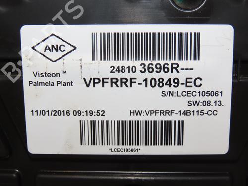 Instrument cluster RENAULT CLIO IV (BH_) 0.9 TCe 90 (BHNF, BHMA, BHMH, BHJK, BHJR) | BP29441734C47 