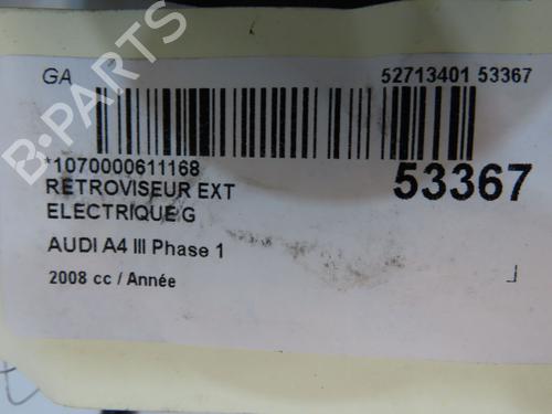 Used Left mirror Left mirror AUDI A4 B8 (8K2) 2.0 TFSI (211 hp) 33728112 33728112