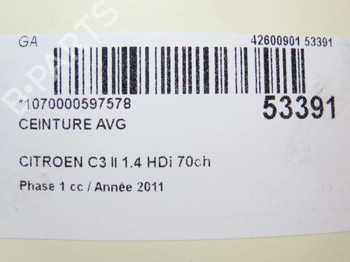 Used Front left belt tensioner CITROËN C3 II (SC_) 1.4 HDi 70 (SC8HZC, SC8HR0, SC8HP4) (68 hp) 28830811