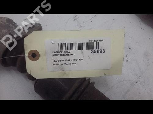 Right rear shock absorber PEUGEOT 308 I (4A_, 4C_) 1.6 HDi | BP9601084M19
