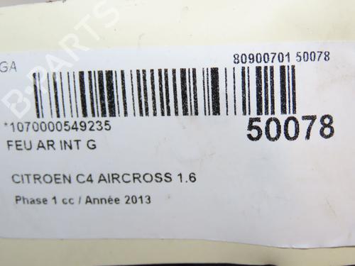 Used Left tailgate light CITROËN C4 AIRCROSS 1.6 HDi 115 (114 hp) 29294226