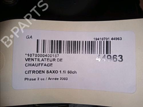 Used Heater blower motor CITROËN SAXO (S0, S1) 1.1 X, SX (60 hp) 23172532