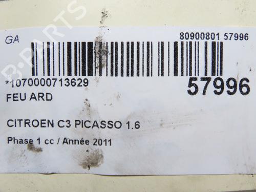 Right taillight CITROËN C3 Picasso (SH_) 1.6 HDI 90 | BP32658014C35 