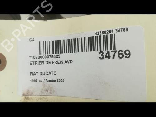 Used Right front brake caliper FIAT DUCATO Van (244_) 2.0 JTD (84 hp) 23173898