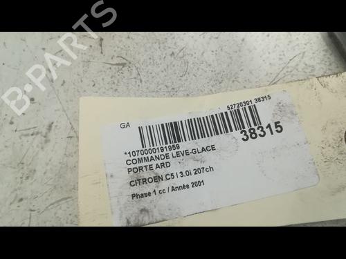 Used Right rear window switch CITROËN C5 I (DC_) 3.0 V6 (DCXFXC, DCXFXF) (207 hp) 23176579