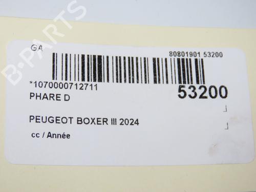 Right headlight PEUGEOT BOXER Van 2.2 BlueHDi 140 | BP36012541C29 - Image 5