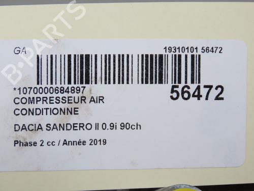 AC compressor DACIA SANDERO II TCe 90 (B8M1, B8MA, B8AC) | BP32716200M34  - Image 7