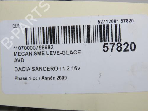 front-right-window-mechanism-dacia-sandero-2008-36427126 main image