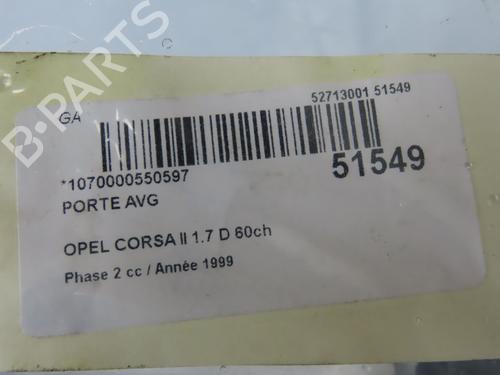 Used Left front door OPEL CORSA B (S93) 1.7 D (F08, F68, M68) (60 hp) 23125040