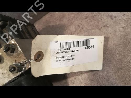 Used ABS pump PEUGEOT 206 Hatchback (2A/C) 2.0 HDI 90 (90 hp) 9609282