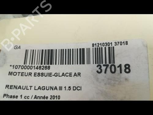 Used Rear wiper motor RENAULT LAGUNA III (BT0/1) 1.5 dCi (BT00, BT0A, BT0T, BT1J) (110 hp) 23178238