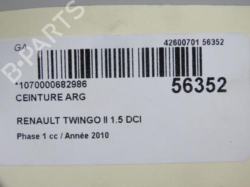 Used Rear left belt tensioner RENAULT TWINGO II (CN0_) 1.5 dCi (CN0E) (64 hp) 33059394