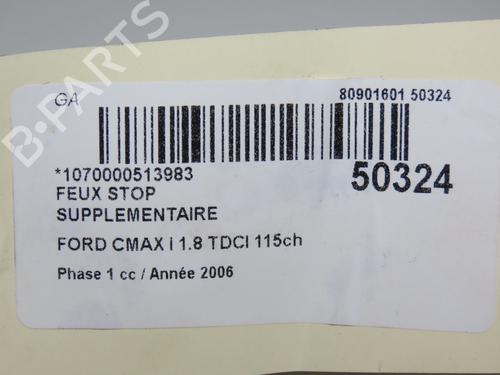 Used Third brake light FORD FOCUS C-MAX (DM2) 1.8 TDCi (115 hp) 18953726