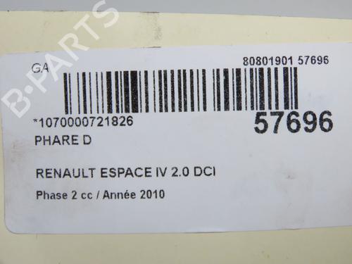 Right headlight RENAULT ESPACE IV (JK0/1_) 2.0 dCi (JK01, JK02, JK1J, JK1K, JK1H) | BP33417862C29 - Image 3