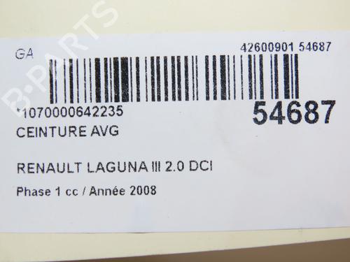 Used Front left belt tensioner RENAULT LAGUNA III (BT0/1) 2.0 dCi (BT07, BT0J, BT14, BT1A, BT1S) (131 hp) 28801841