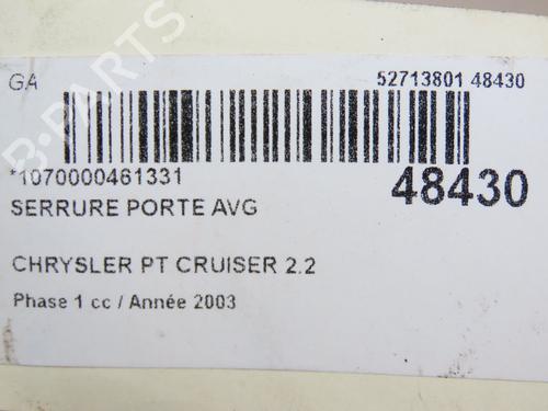 Used Front left lock CHRYSLER PT CRUISER (PT_) 2.2 CRD (121 hp) 22692708