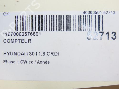Instrument cluster HYUNDAI i30 Estate (FD) 1.6 CRDi | BP28830485C47 