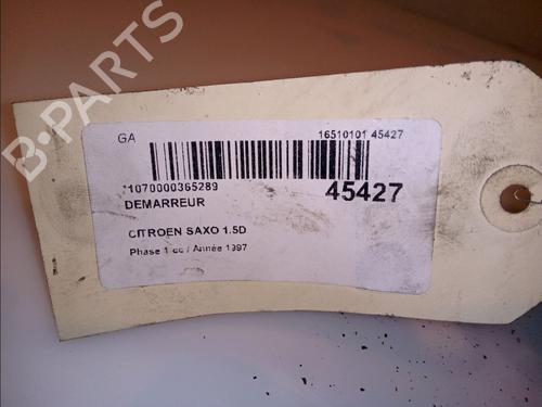 Used Starter CITROËN SAXO (S0, S1) 1.5 D (57 hp) 11099237