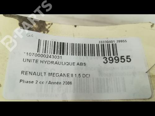 ABS pump RENAULT MEGANE II (BM0/1_, CM0/1_) 1.5 dCi (BM1F, CM1F) | BP9609637M43 