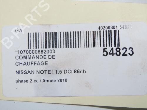 Comando clima NISSAN NOTE (E11, NE11) 1.5 dCi (86 hp) 31242504
