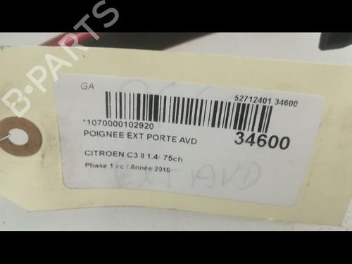 front-right-exterior-door-handle-citroen-c3-ii-sc_-14-9101kh-2009-9597344 main image