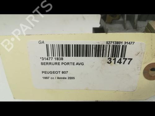 Front left lock PEUGEOT 807 (EB_) 2.0 HDi | BP23176467C98 