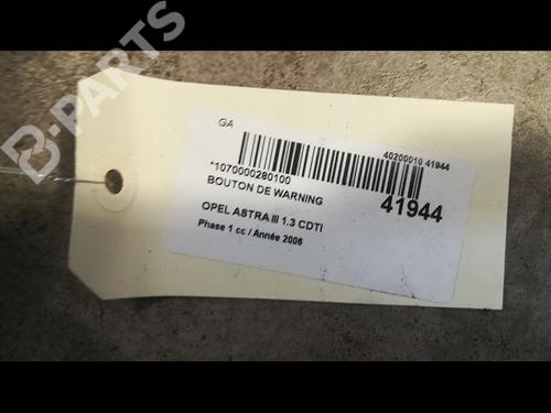 Warning switch OPEL ASTRA H (A04) 1.3 CDTI (L48) | BP9614236I22 