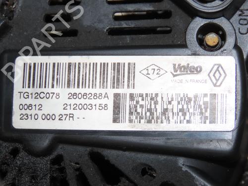 Alternator RENAULT MEGANE III Grandtour (KZ0/1) 1.5 dCi (KZ0C, KZ1A) | BP32399618M7