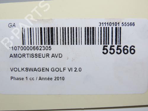 Right front shock absorber VW GOLF VI (5K1) 2.0 TDI | BP30867341M17