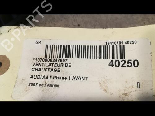 Used Heater blower motor Heater blower motor AUDI A4 B7 Avant (8ED) 2.0 TDI 16V (140 hp) 9609423 9609423