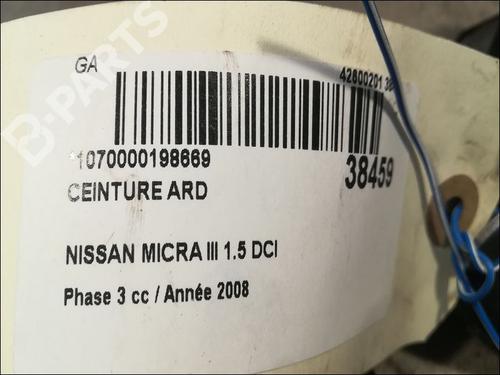 Rear right belt tensioner NISSAN MICRA III (K12) 1.5 dCi | BP9603754C90 