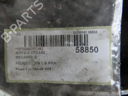 Used Gearbox Gearbox PEUGEOT 208 I (CA_, CC_) 1.2 VTI 82 (82 hp) 40437836 40437836