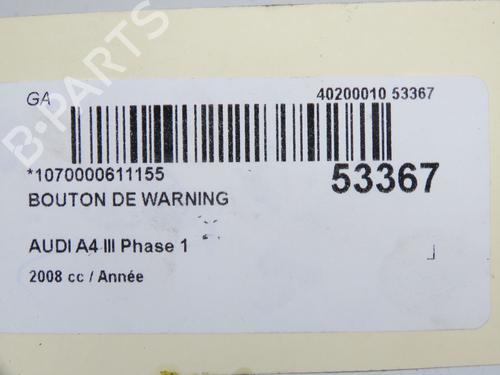 Warning switch AUDI A4 B8 (8K2) 2.0 TFSI | BP33744790I22 - Image 5