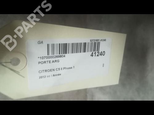 Left rear door CITROËN C5 III (RD_) 1.6 HDi 115 (RD9HRA, RD9HLA, RD9HL0) | BP9612574C4 