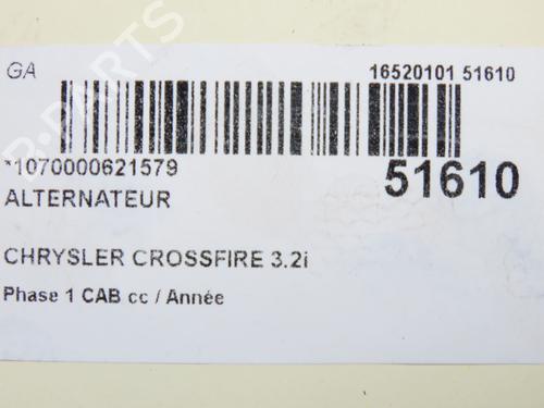alternator-chrysler-crossfire-2003-2004-2005-2006-2007-2008-40554218 main image
