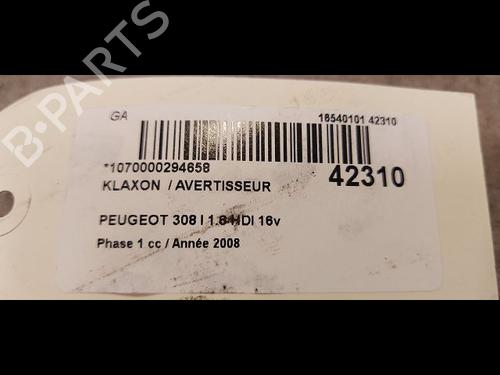 Horn PEUGEOT 308 I (4A_, 4C_) 1.6 HDi | BP14874854E13 