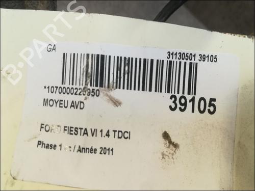 Left front steering knuckle FORD FIESTA VI (CB1, CCN) 1.4 TDCi | BP14875512M25 