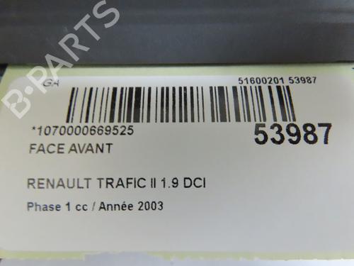 Front slam panel RENAULT TRAFIC II Bus (JL) 1.9 dCI 80 (JL0B) | BP30486415C72