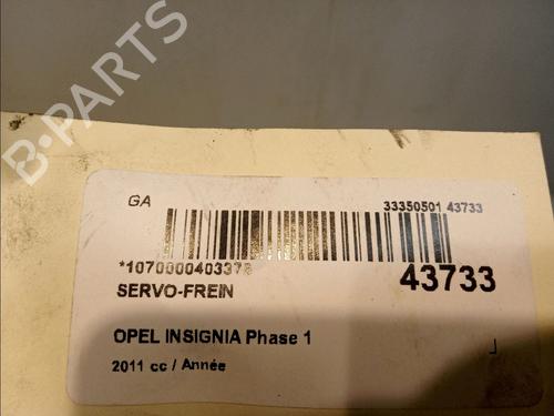 Used Servo brake Servo brake OPEL INSIGNIA A (G09) 2.8 V6 Turbo OPC 4x4 (68) (325 hp) 11267506 11267506