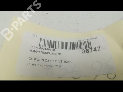Right rear shock absorber CITROËN C3 II (SC_) 1.2 VTi 82 | BP9600519M19 
