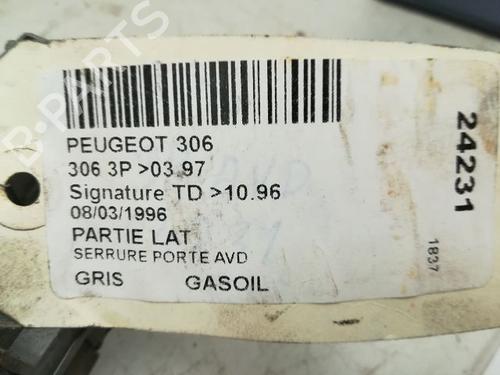 Used Front right lock Front right lock PEUGEOT 306 Hatchback (7A, 7C, N3, N5) 1.9 D (92 hp) 23176282 23176282