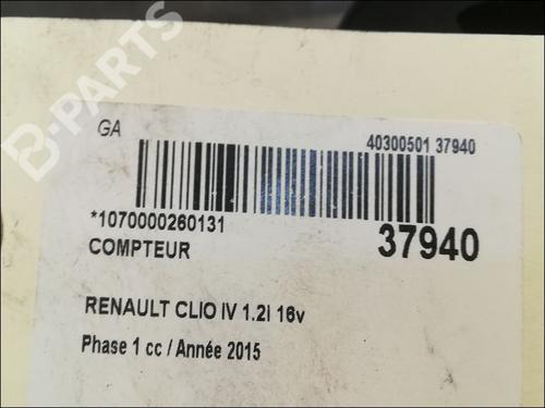 Instrument cluster RENAULT CLIO IV (BH_) 1.2 16V | BP9610982C47 