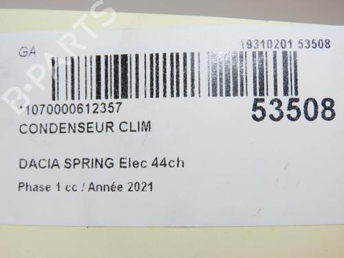 Heater matrix DACIA SPRING EV (B6M1) | BP28967193M63